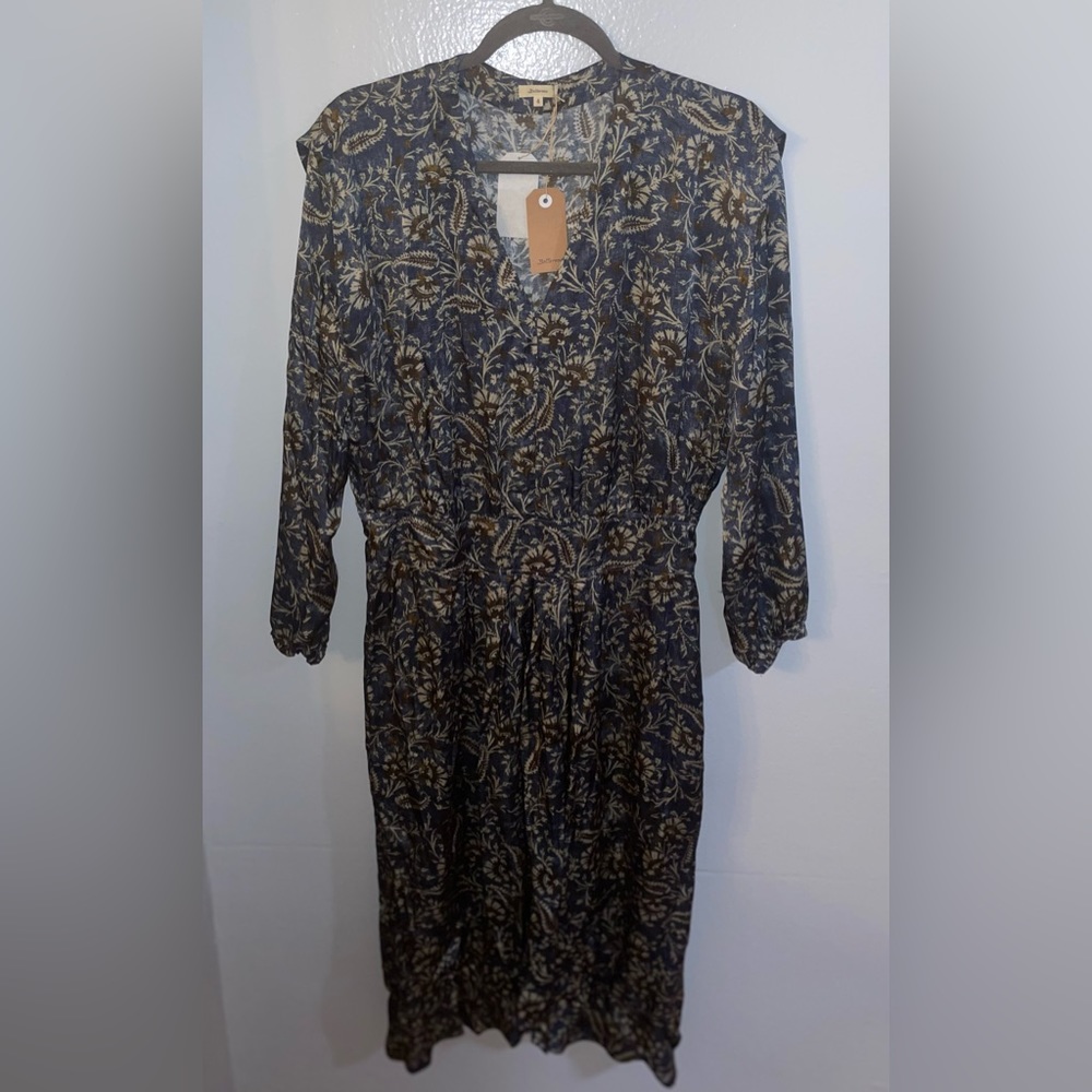 Brand New Bellerose Blue Printed Dress